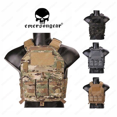 MILITARY ARMY TACTICAL VEST MOLLE PLATE CARRIER BLACK MORO AIRSOFT M51611056-MB 