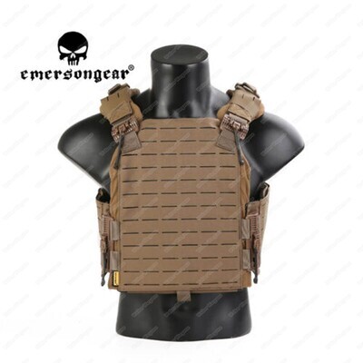 Emersongear Quick Release Airsoft Tactical Vest - MOLLE System, Lightweight, With Magazine Pouches