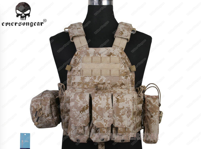 個人装備 TMC LBT6094 AOR1 6094a Plate Carrier with Tan Webbing