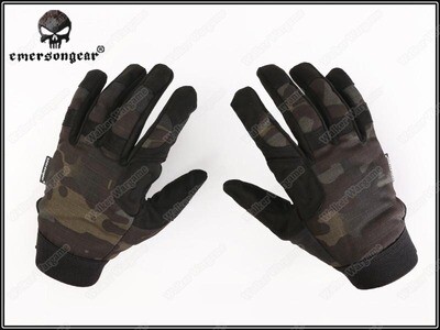 Emerson Camo Tactical Lightweight Gloves - MCBK Multicam Black Camo