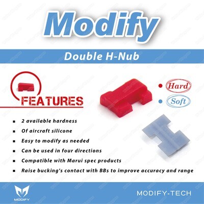 Modify Double H-Nub （2 Hardness in Package）