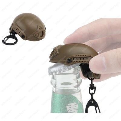 FAST Helmet Shape Bottle Opener Keychain Keyring