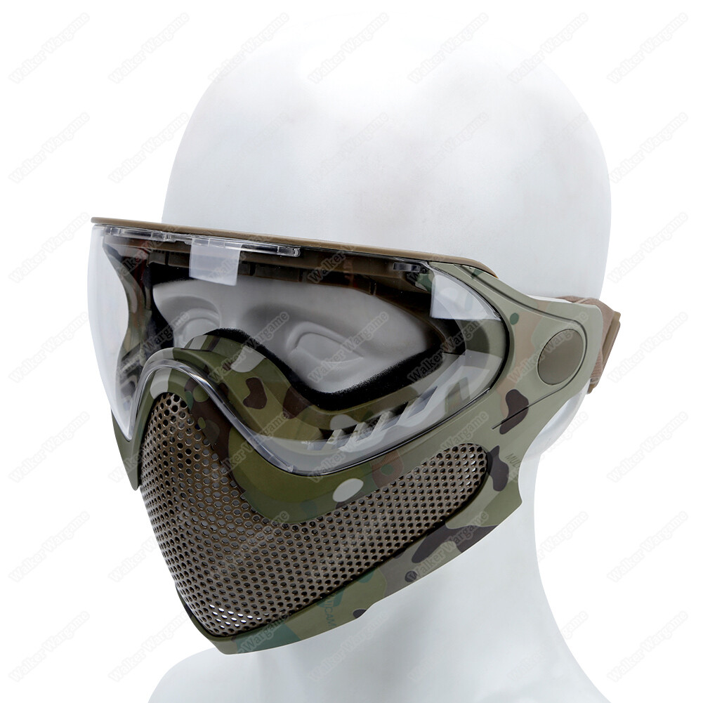 Emerson Mesh Mask PDW Half Face Modular Protective Mask CS  Airsoft Paintball 