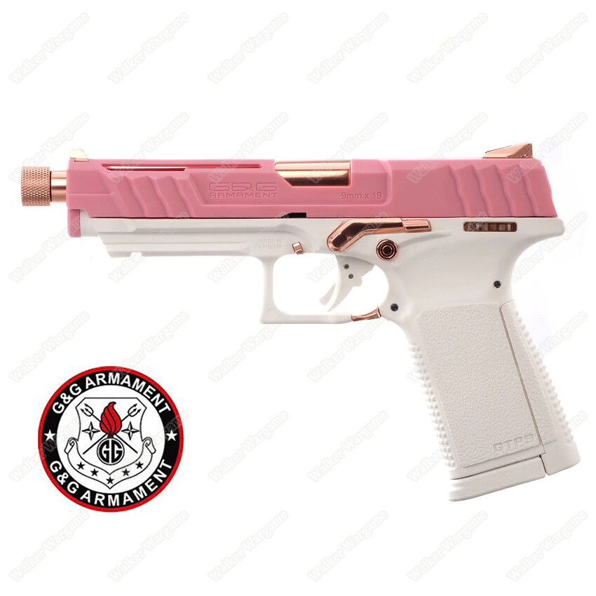 G&G GTP9 GBB Green Gas Blow Back Airsoft Pistol - Rose Gold