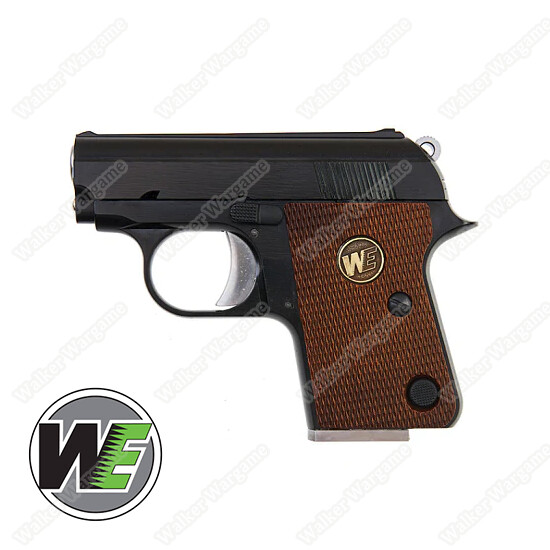 WE CT25 Colt Model 1908 Vest Pocket Mini Airsoft GBB Pistol - Black
