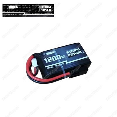 StormPower  11.1V 1200mah 20C PEQ Box Lipo Battery