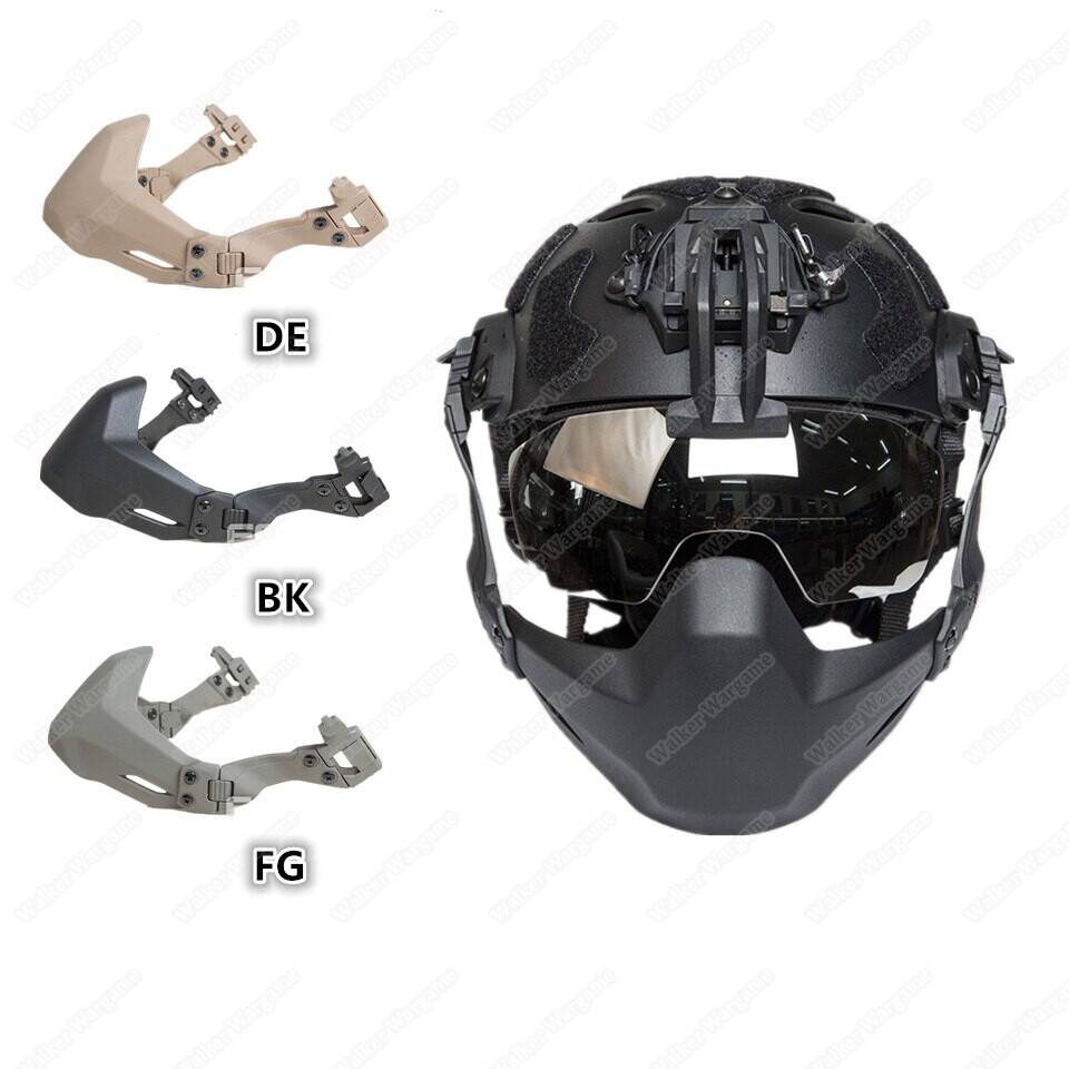 FMA Half Seal Mask (Folding) For Tactical Helmet