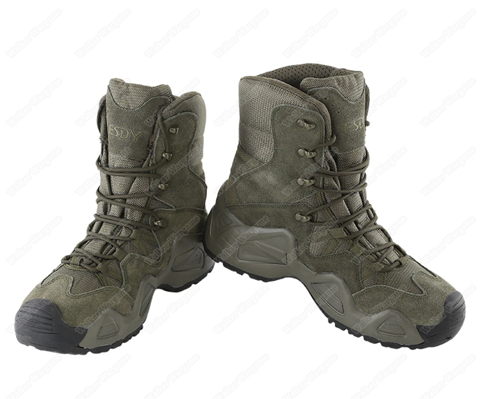 ESDY V2 High Tactical Army Boots - OD Green