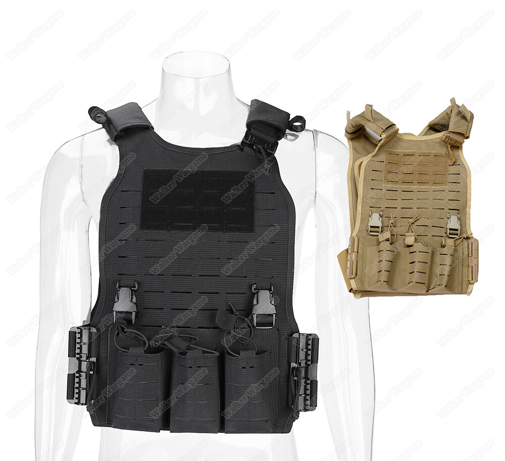 WF Tactical Vest Laser Cut Molle With Quick Release System
