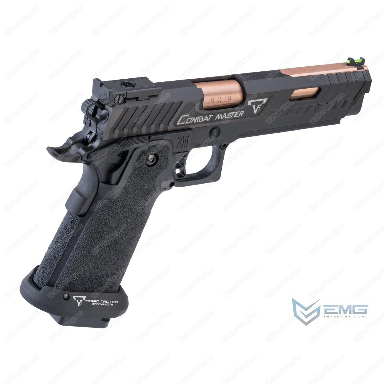 EMG TTI 2011 Combat Master JW3 Island Barrel Version Green Gas