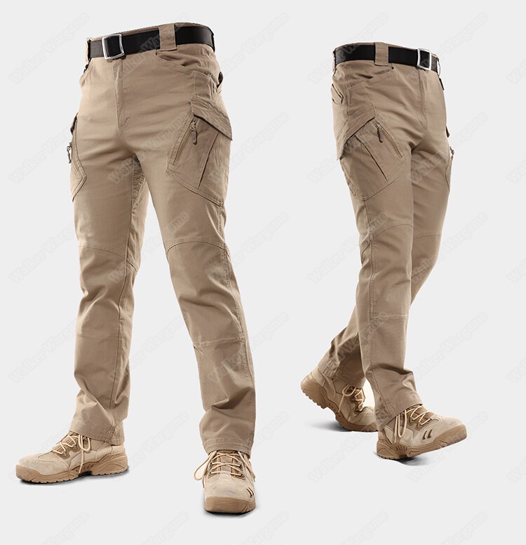Tactical Cargo Pants For Men Model 2023 - Tan Khaki PMC Favor
