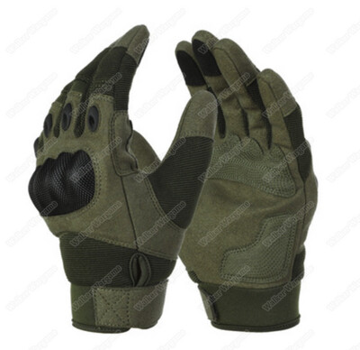 Emerson Assult Tactical Full Finger Hard Knuckle Gloves - Desert Tan