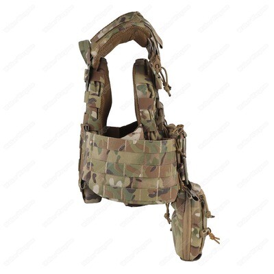 WST ARC Tactical Molle Vest With Belly Pouch -Multicam