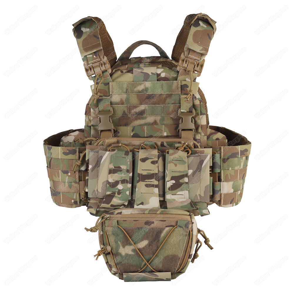 WST ARC Tactical Molle Vest With Belly Pouch -Multicam