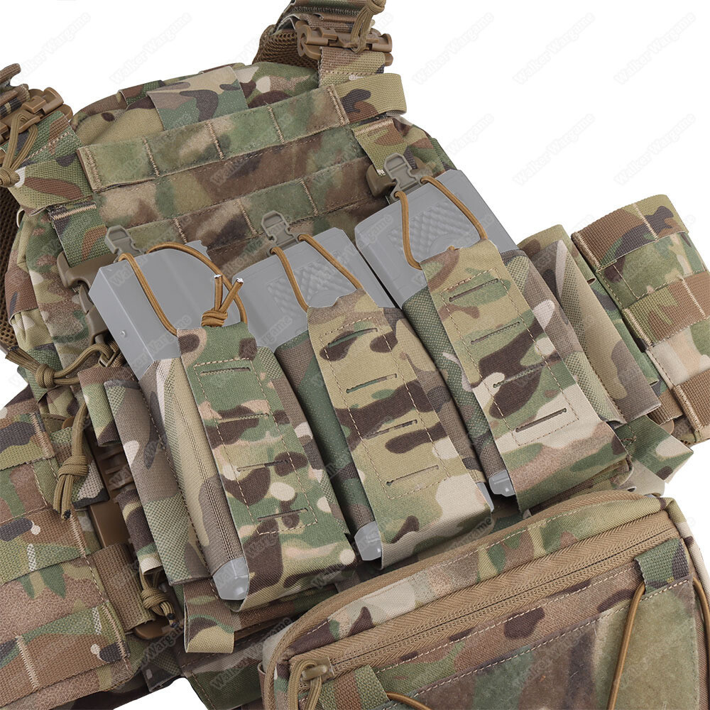 WST ARC Tactical Molle Vest With Belly Pouch -Multicam Black