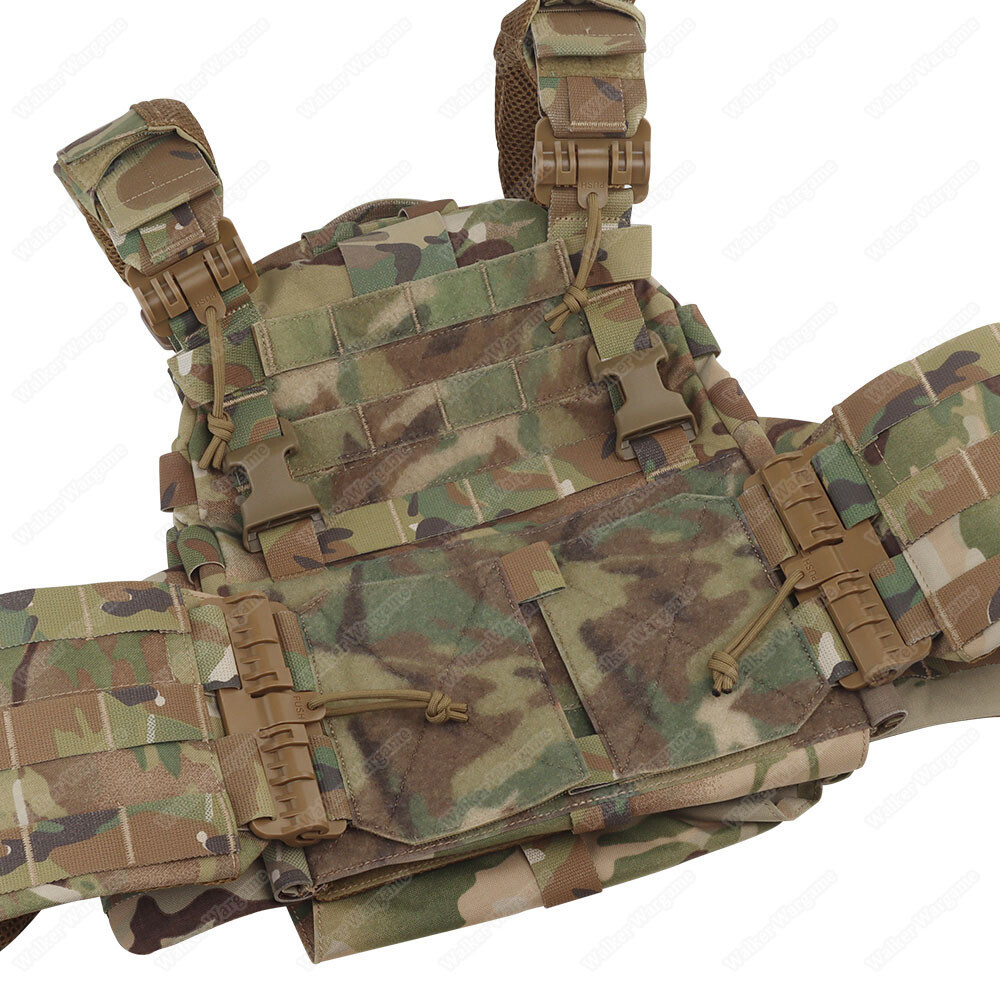 WST ARC Tactical Molle Vest With Belly Pouch -Multicam Black