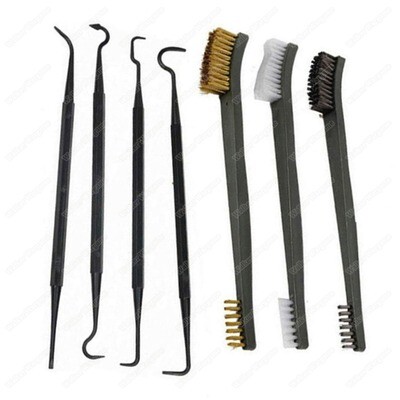 Firearm Airsoft Cleaning Brush Tools Kit Set