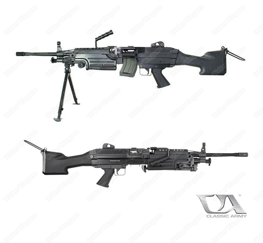 Classic Army M249 MKII SAW Light Machine Gun Airsoft AEG