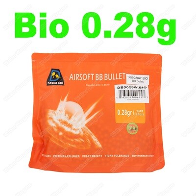 Doube Bell 0.28g Biodegradable 6mm BB 2500rds
