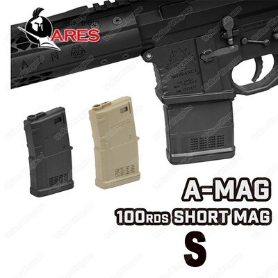ARES AMAG S 100rd Magazine M4 / M16 Mid Cap Magazine for AEG Rifles Short Mag