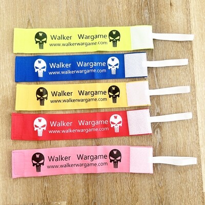 Walker Wargame Team Arm Band - Blue Red Yellow