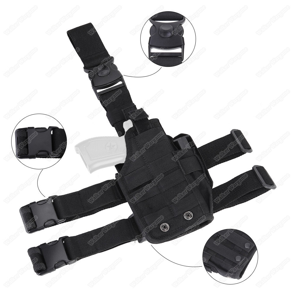 Tactical Gun Holster Accessories Qls Quick Locking System Kit Universal  Hunting Low-ride Belt Paddle Drop Leg Elastic Band Strap