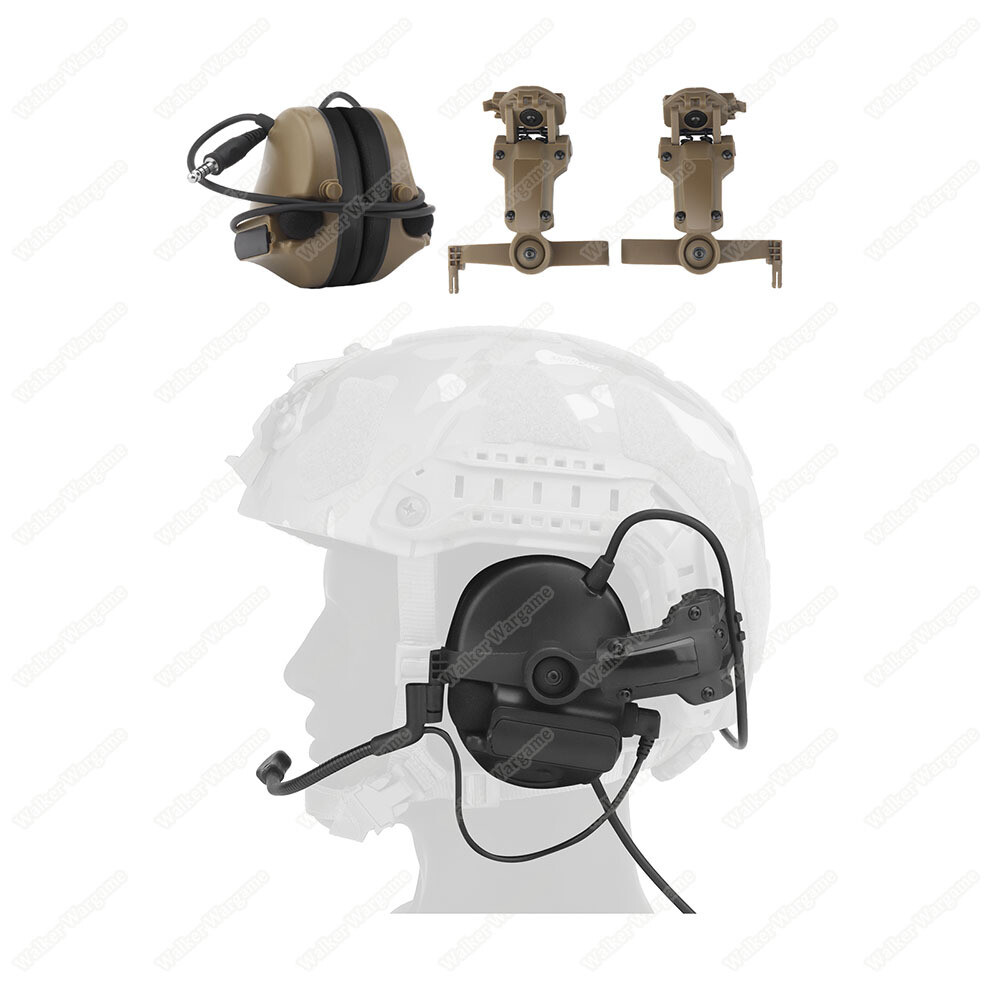 WST C5 Helmet Side Folding Head Set  Communication Headsets
