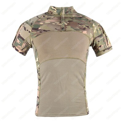 Tactical Short Sleeve Combat Shirt - Speical Force Multicam