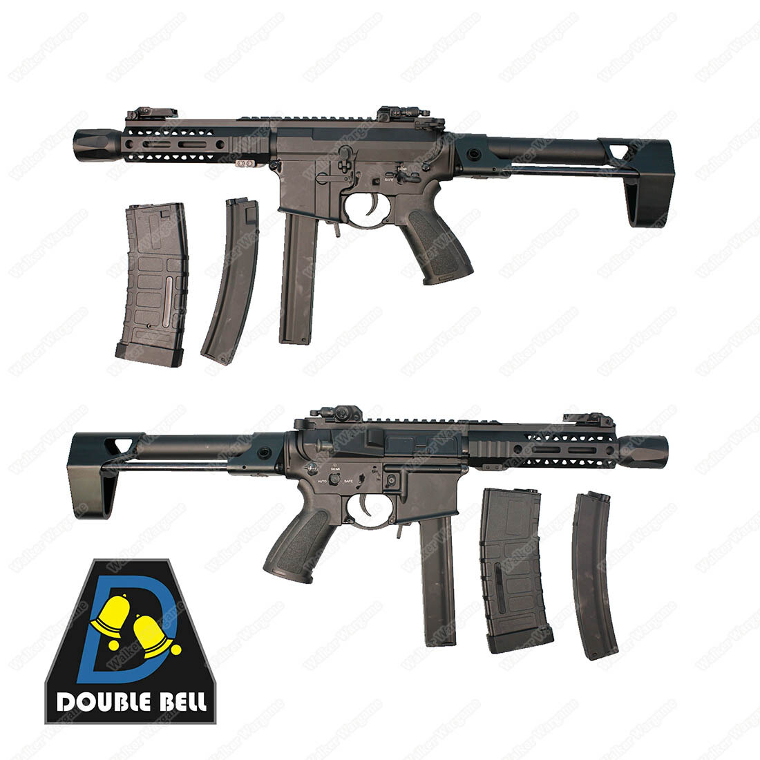 Double Bell  M4 SBR 095-3 Metal Electric Airsoft Gun