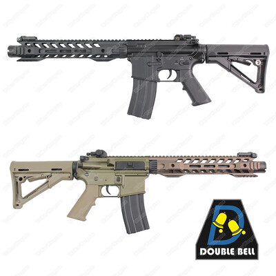 Double Bell 076 M4 w/ 12" Skeletonized Handguard Airsoft AEG Rifle