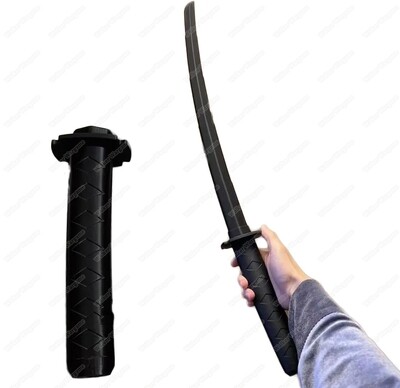 Retractable Samurai Sword - Toys Plastic Airsoft Melee Weapons