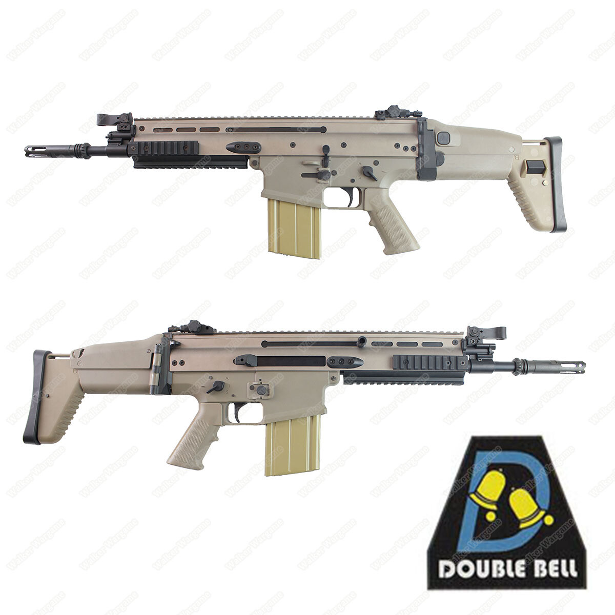 Double Bell 805T SCAR H Electric Airsoft Gun Tan