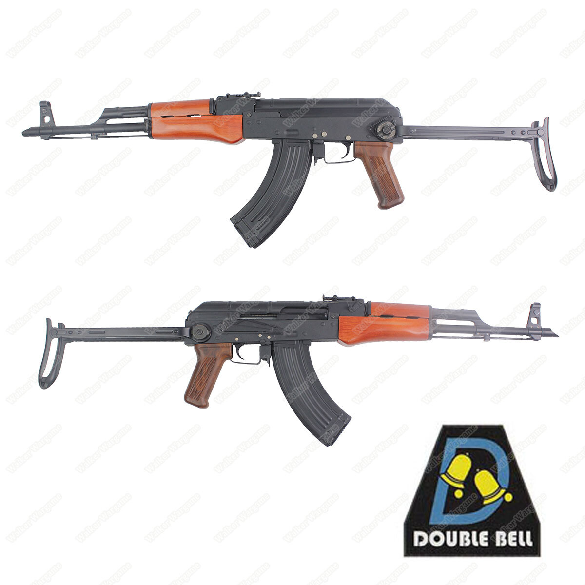 Double Bell 010A AKMS Real Wood Full Steel Electric Airsoft Gun