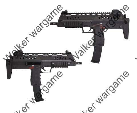 WE SMG8 MP7 Green Gas Blow Back SMG - Black