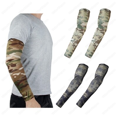 ​Camouflage Arm Sleeves UV Sport Quick Dry Sleeves