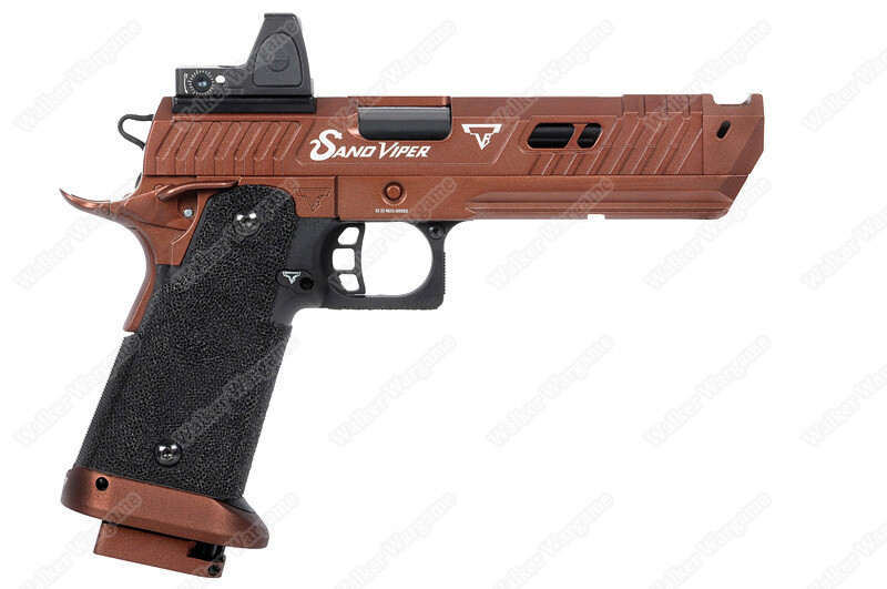 Double Bell 304A TTI JW4 Sand Viper MOS Green Gas Pistol Tan
