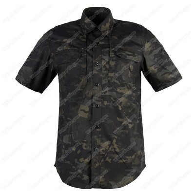 Tactical Adventure Shirt Short Sleeve - Multicam Black