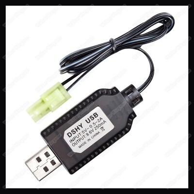 9.6v NiHM Battery Mini Charger USB Connect