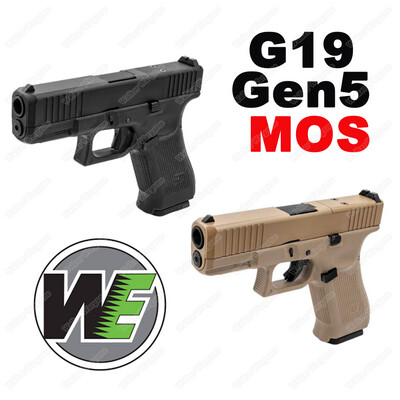 ​WE Tech G19 Gen 5 MOS GBB Airsoft Pistol
