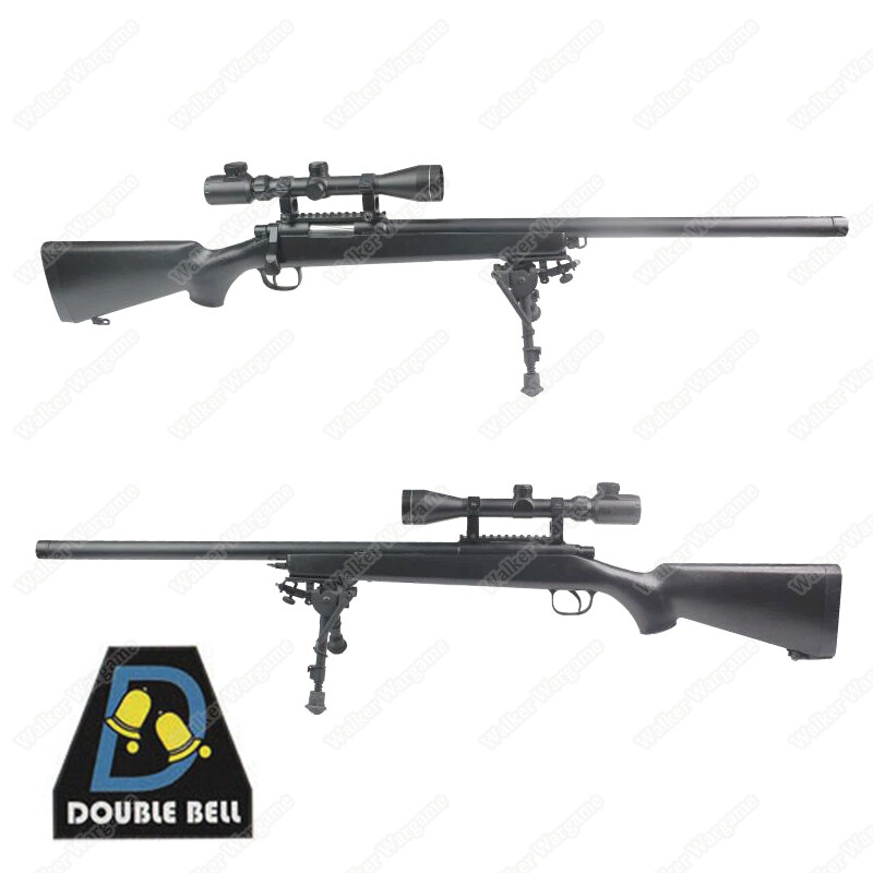 Double Bell 201E VSR  Bolt Action Sniper Rifle With Bipod Scope package