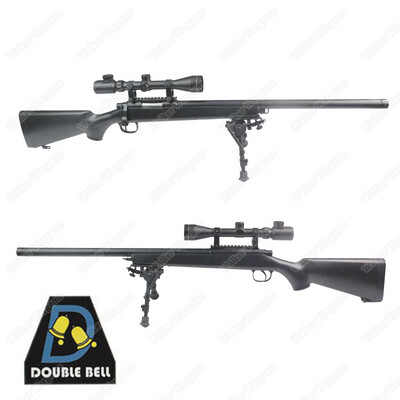 Double Bell 201E VSR Bolt Action Sniper Rifle With Bipod Scope package