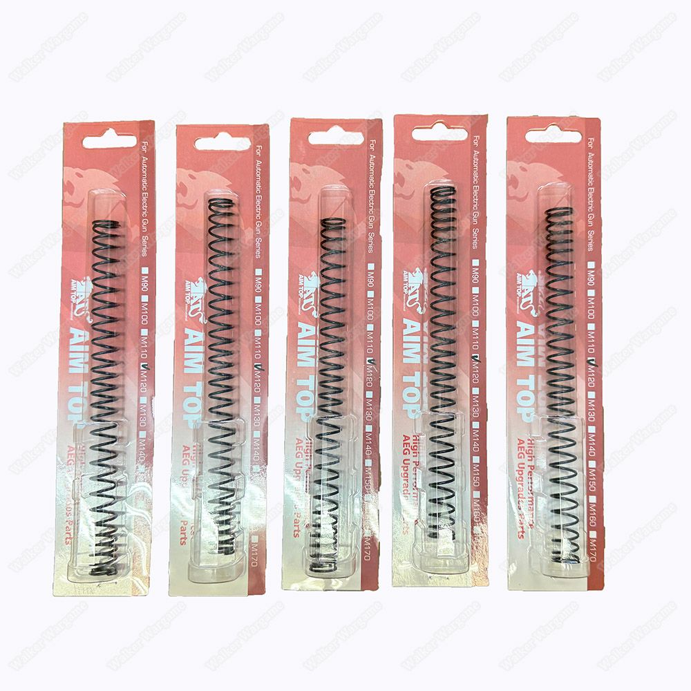 AIM TOP Spring Upgrade for Metal AEG Gearboxes Made In Taiwan