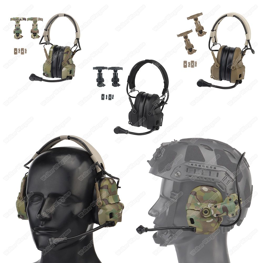 WST GEN 6  tactical headset（Sound pickup and noise reduction） with Multi Mount