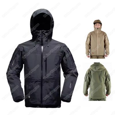 CQB Hard Shell Jacket Wind and Water Resistant Cordura Outside EVent Inner