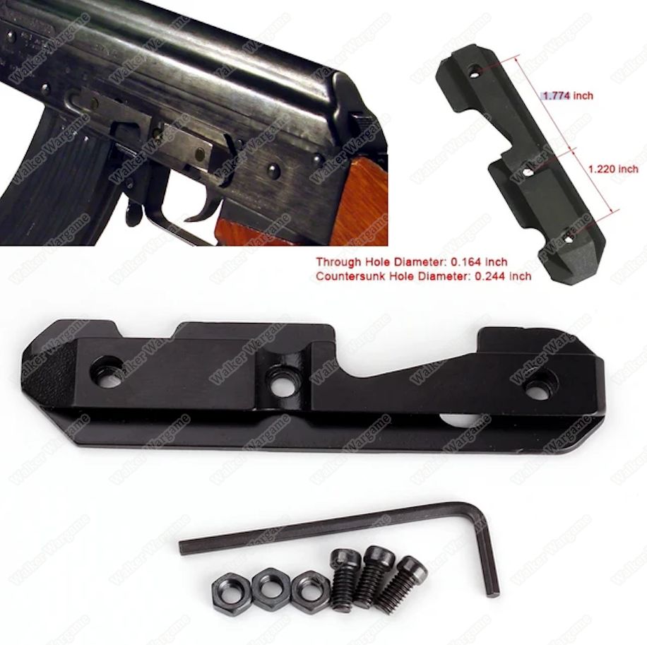 AK Rifle Side Mount Base For AK47 AK74
