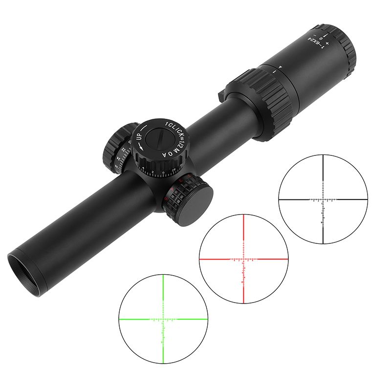 Focuhunter 30mm Tube 1-6X24 Scope MZJ-RSP-133 Second Focal Plane Riflescopes