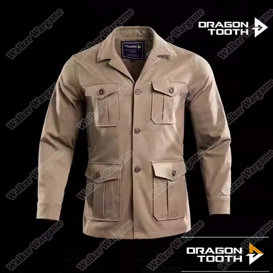 Dragon Tooth YL Safari Vintage Style Jacket - Coyote Brown