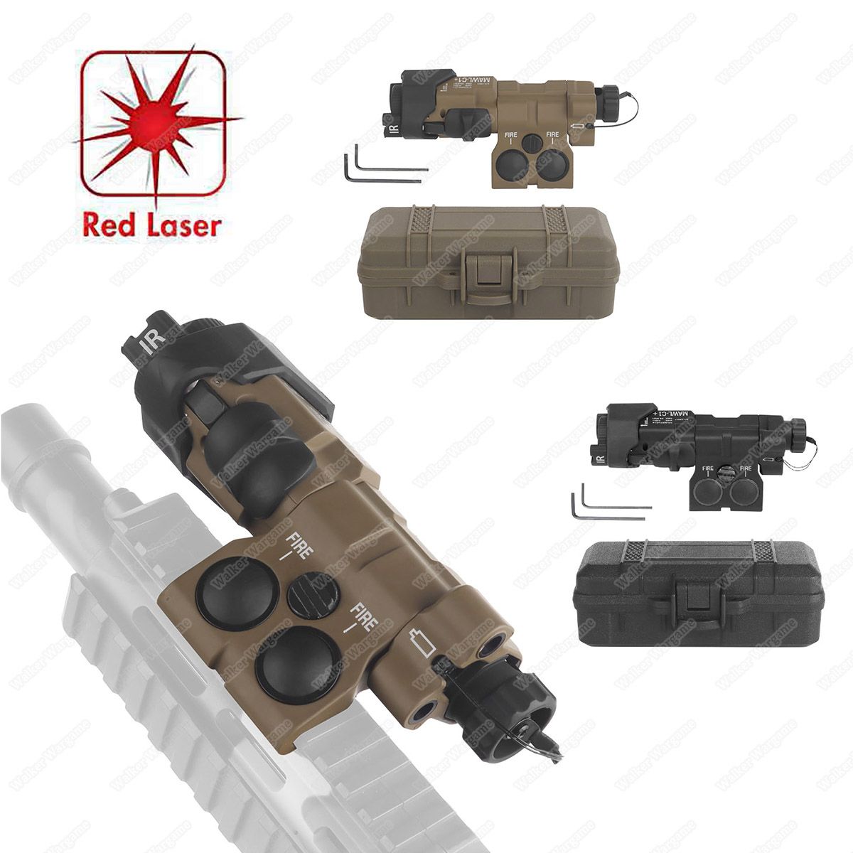 WST MAWL-C1 Red Laser With Flashing Light Functional Version