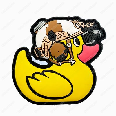 PWG18 Tactical Duck PVC Rubber Patch With Velcro - Full Colour
