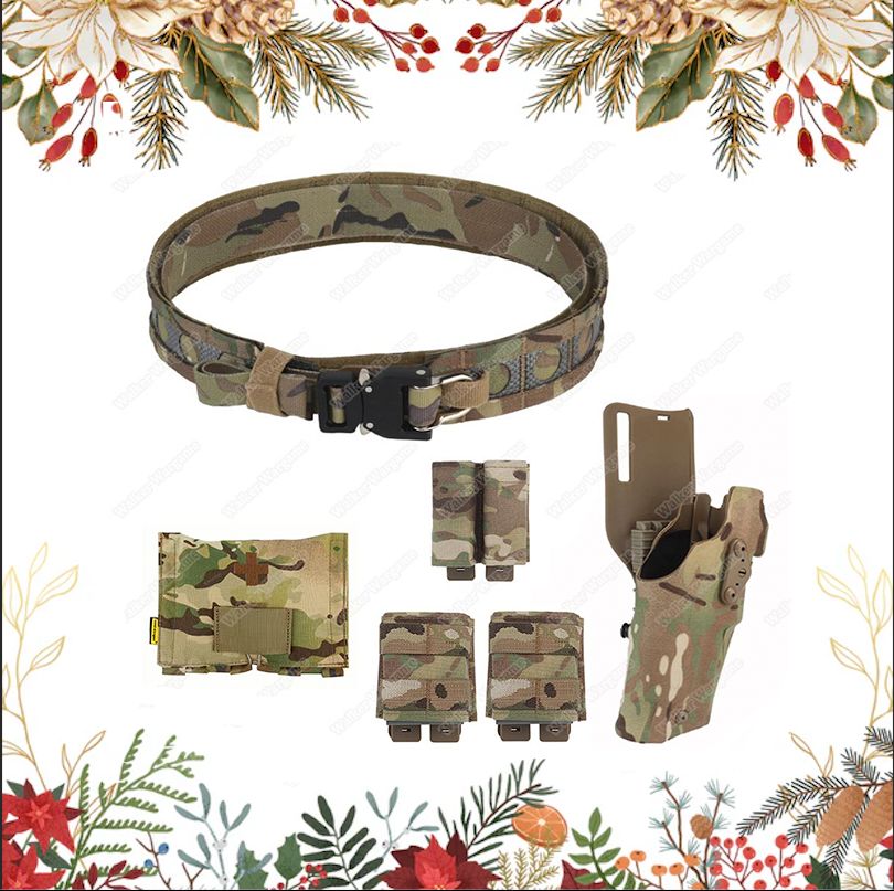 SEAL Team Combat Belt Combo 7 in 1 Multicam